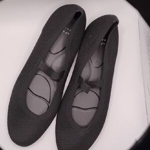 a new day Black Knit Flats